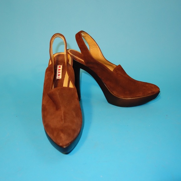 MARNI suede pumps - Picture 3 of 7